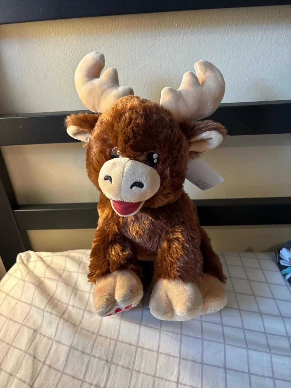 Build-A-Bear Plush Moose in Brown and Cream this moose is retired